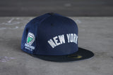 NEW ERA "BANGER" NEW YORK YANKEES  FITTED HAT (NAVY/BLACK)