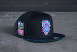 NEW ERA "SHOOT YOUR SHOT" SF GIANTS FITTED HAT (BLACK/NAVY)