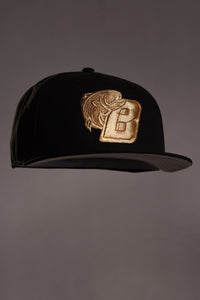 SFC X BAD NEW BASS “PENDANT" FITTED HAT (METALLIC GOLD/BLACK)