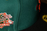 NEW ERA "EXPENSIVE ROSES" SF GIANTS FITTED HAT (EMERALD GREEN/BLACK)