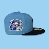 NEW ERA “SMACK" PHILADELPHIA PHILLIES FITTED HAT (SKY BLUE/NAVY)
