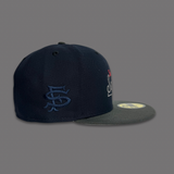 NEW ERA “BUSINESS CASUAL” SF SEALS FITTED HAT (NAVY/PEWTER)