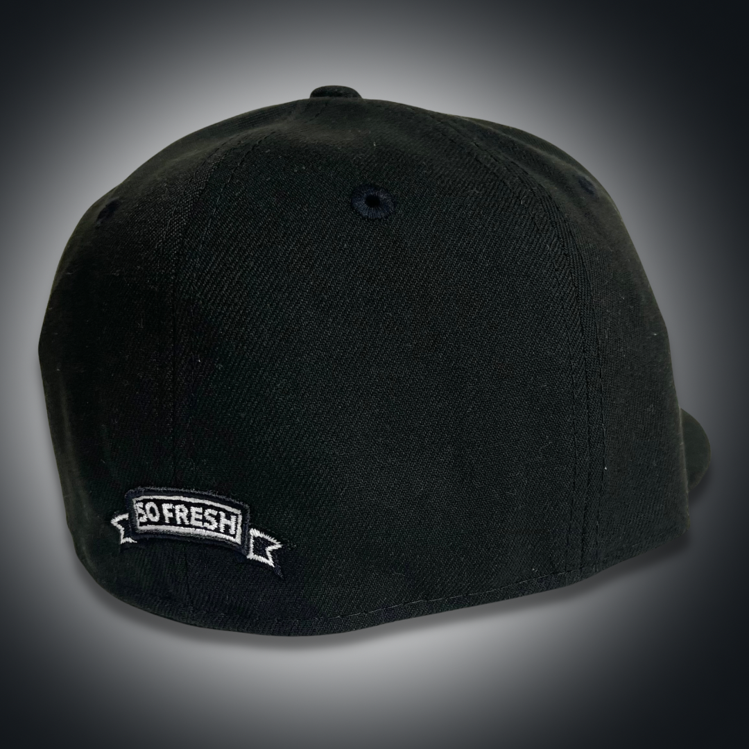 SFC X NEW ERA SC SCRIPT FITTED HAT (BLACK/WHITE) – So Fresh Clothing