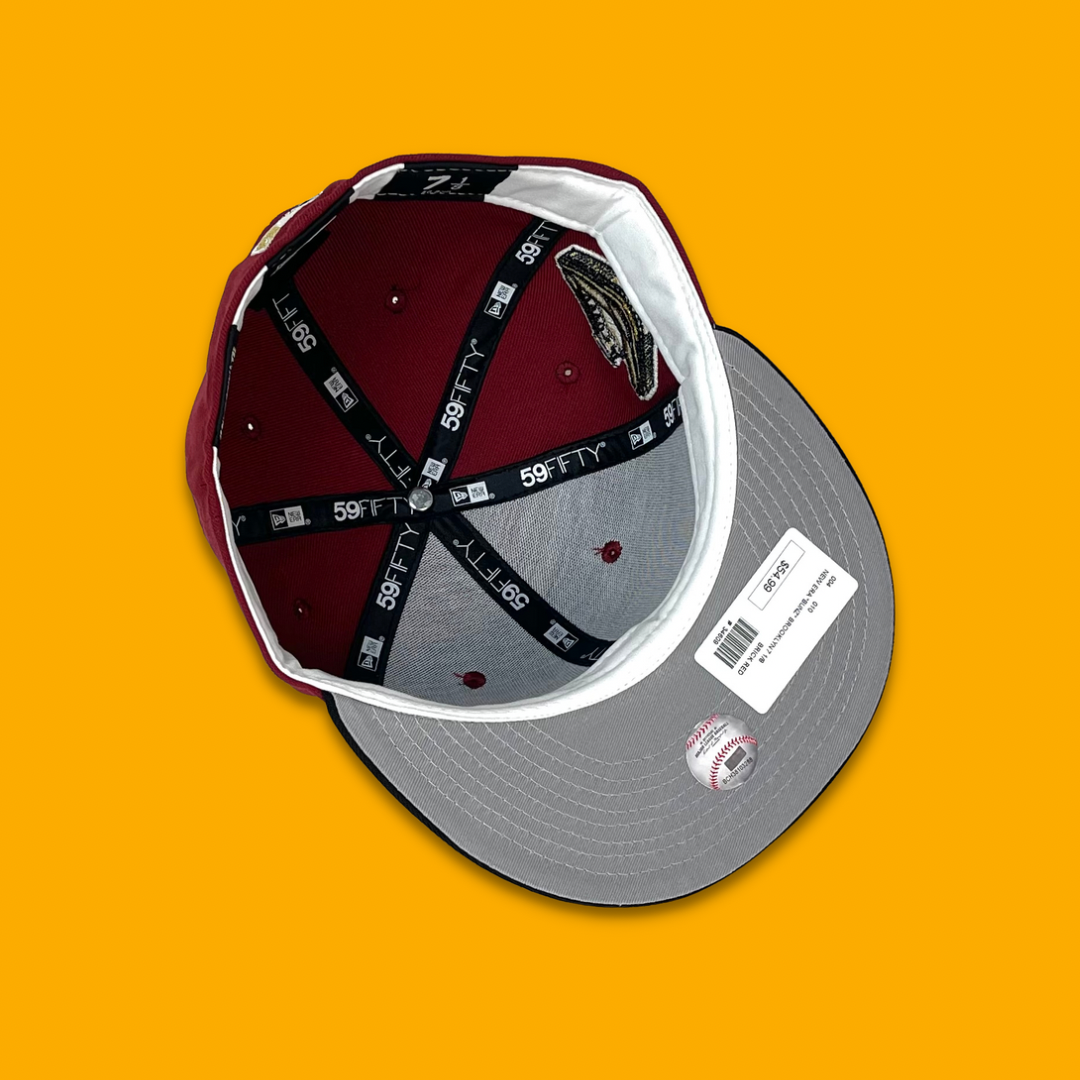 NEW ERA KUMITE BROOKLYN DODGERS FITTED HAT (BLACK/RED) – So Fresh Clothing
