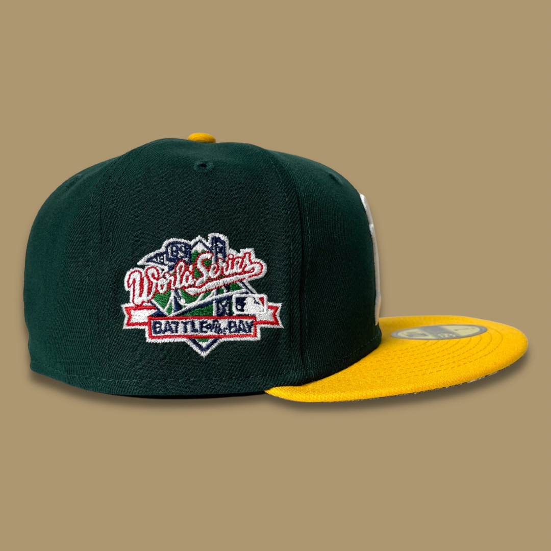 NEW ERA REAL TREE UV OAKLAND A'S FITTED HAT (GREEN/GOLD) – So Fresh  Clothing