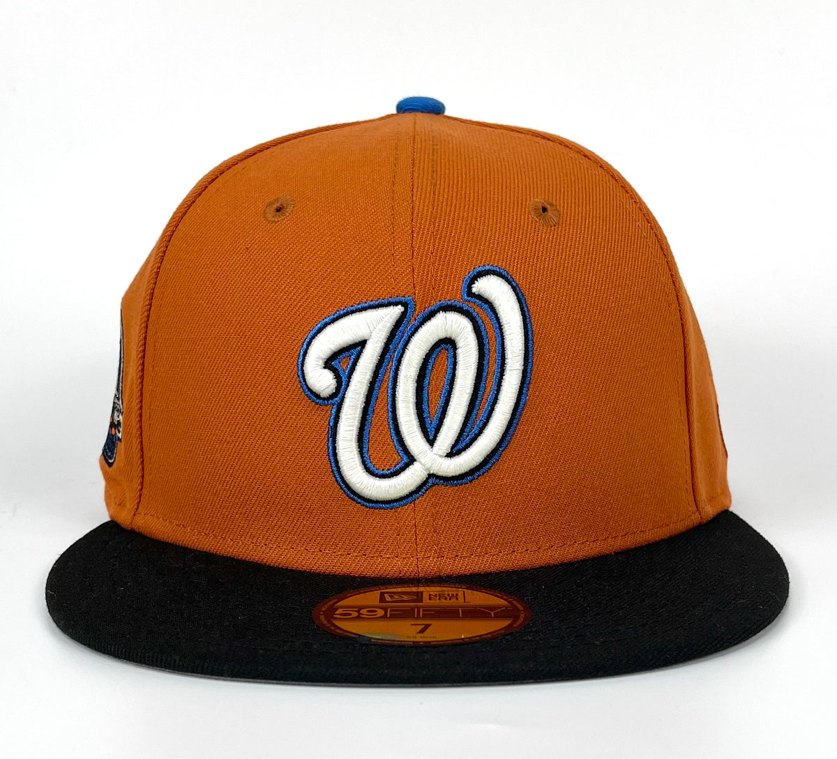 Washington Nationals Orange Hibiscus Dark Green Leaf Black