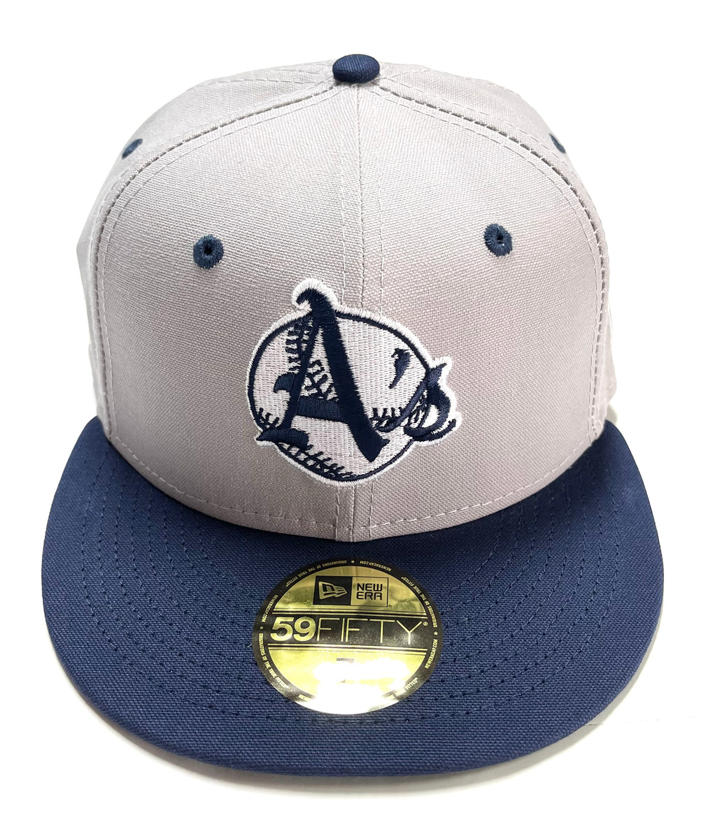 NEW ERA “UNIVERSITY” KC ATHLETICS FITTED HAT (GREY/OCEANSIDE BLUE) – So  Fresh Clothing