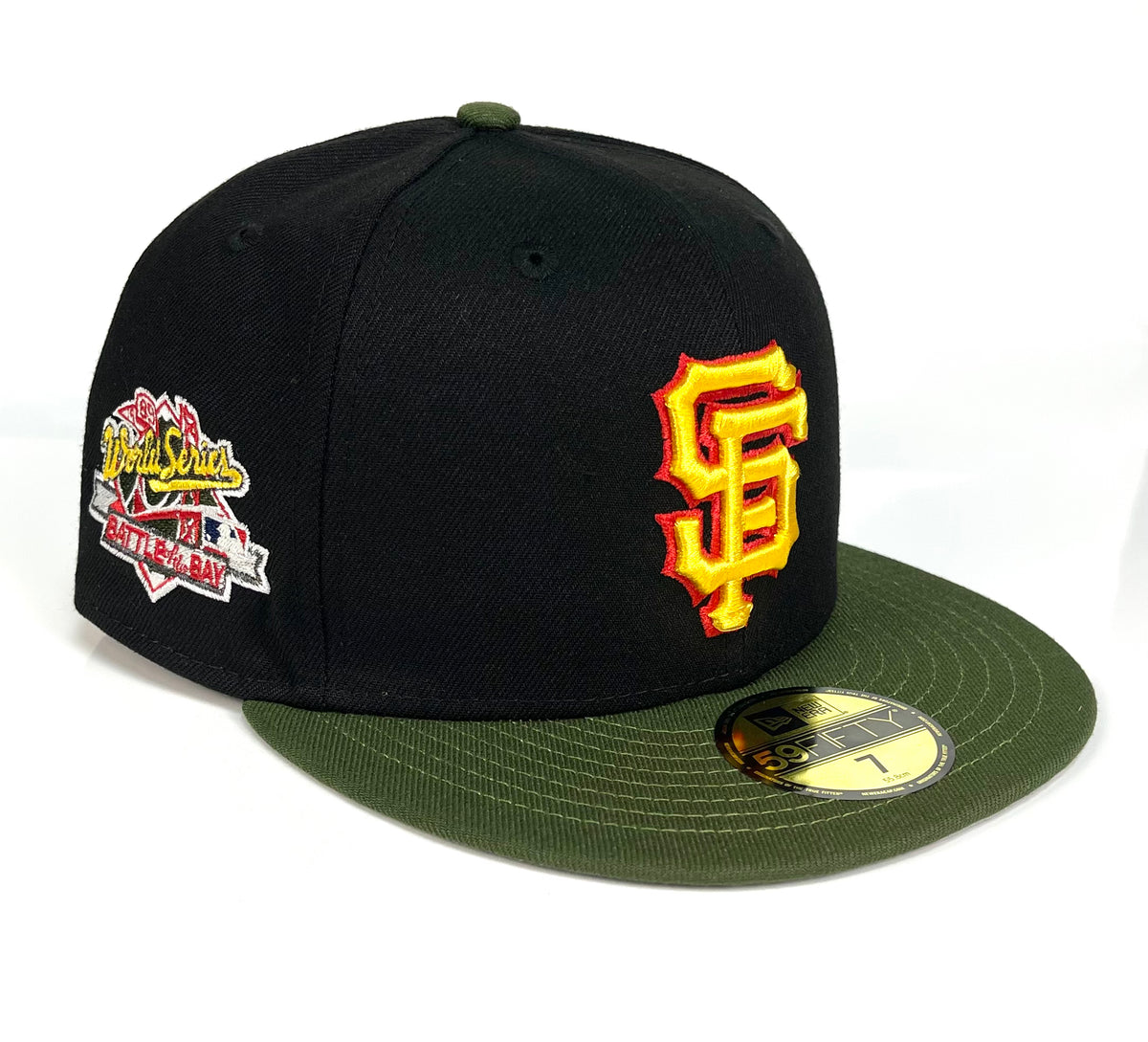 NEW ERA MONSTER SF GIANTS FITTED HAT (BLACK/OLIVE GREEN) – So