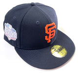 NEW ERA "2012 FALL CLASSIC WS SIDEPATCH" SF GIANTS FITTED  FITTED HAT (7 5/8, 73/4 & 8))