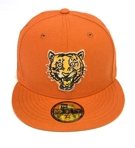 NEW ERA "BENGAL TIGER" DETROIT TIGERS FITTED HAT (SIZE 7, 7 1 1/4, 73/8, 7 5/8)