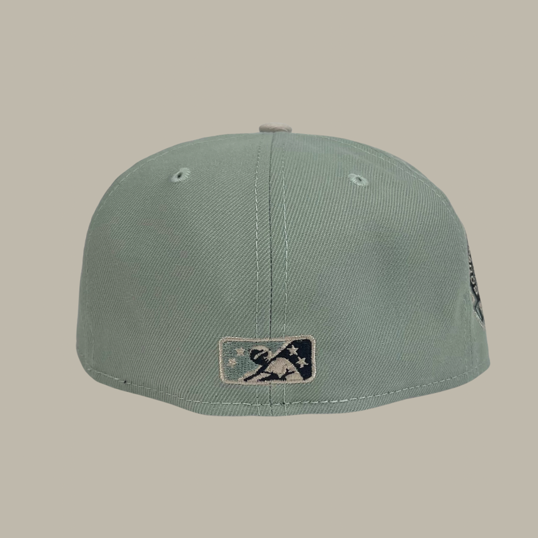 Miami Florida Marlins EVERGREEN White-Green Fitted Hat