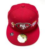 NEW ERA “CHAMPS 3.0” SF 49ERS FITTED HAT (7 5/8)