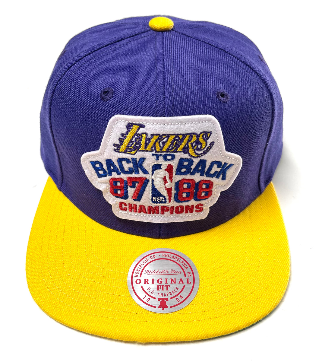 Mitchell & Ness Los Angeles Lakers Purple NBA Finals 1987 Snapback Hat