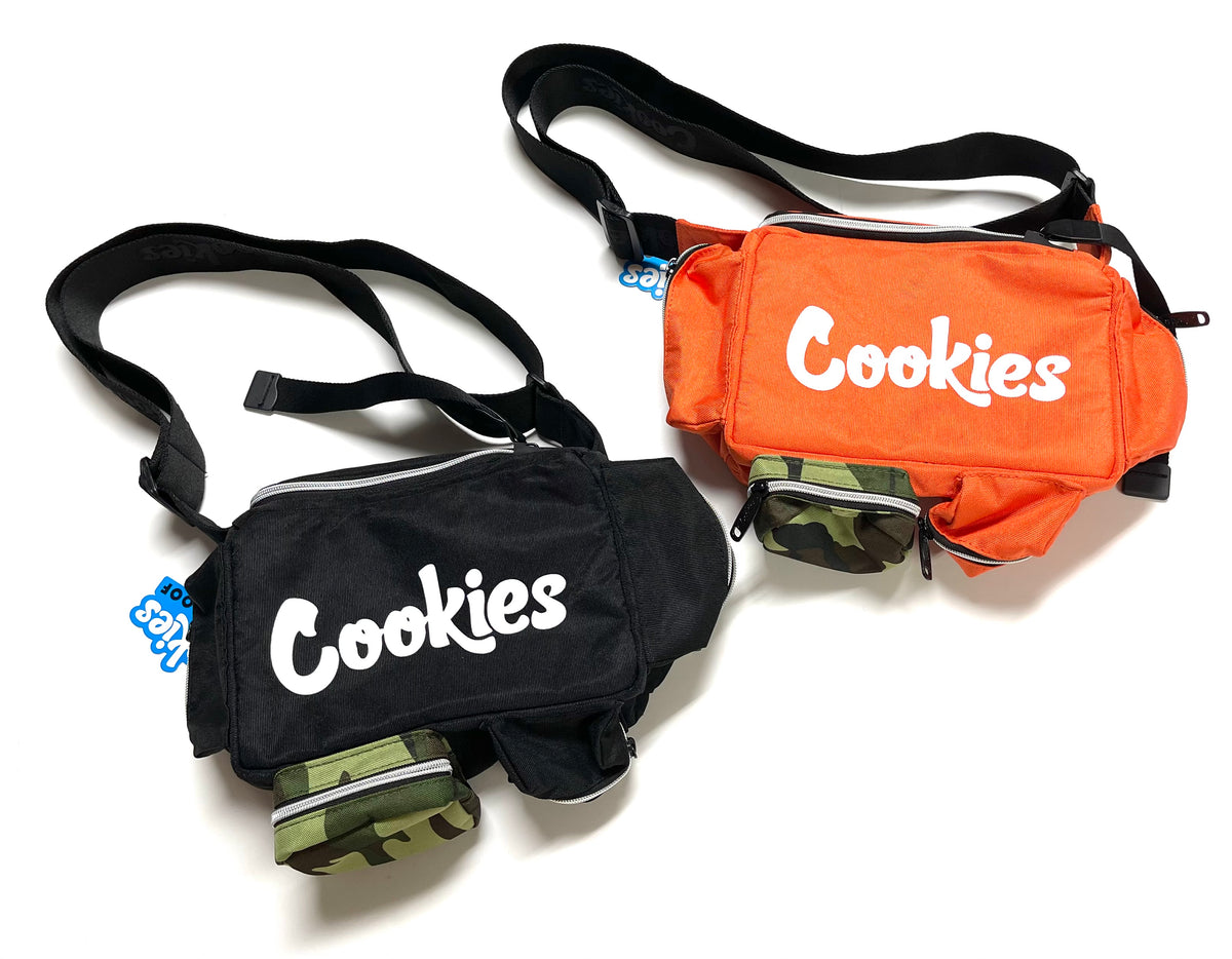 Cookies Militant Multi Pocket Blue Camo Shoulder Bag – Fresh Society