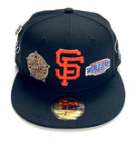 NEW ERA "HISTORIC CHAMPS"SF GIANTS FITTED HAT (SIZE 7)