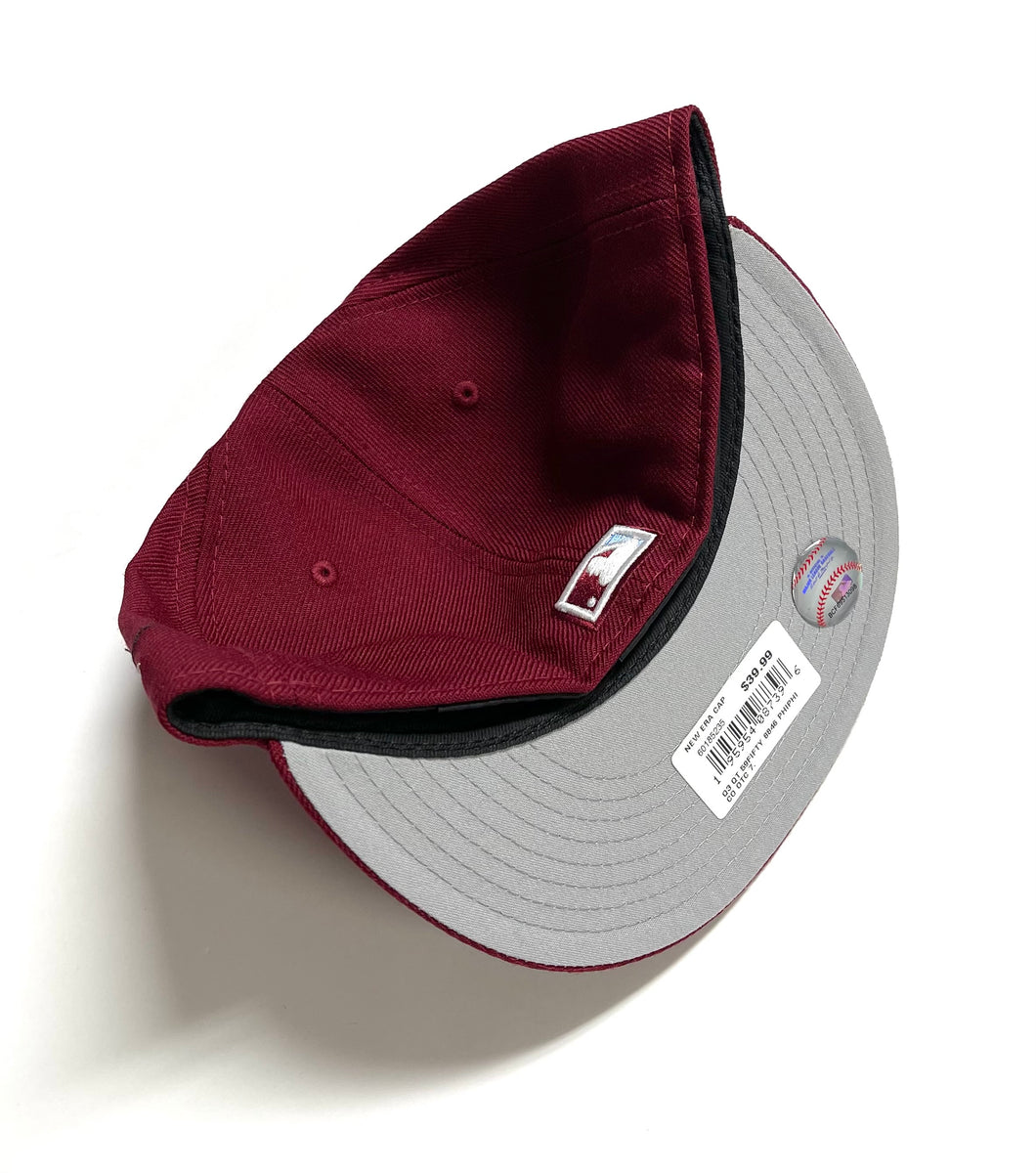 NEW ERA BASIC ON FIELD PHILADELPHIA PHILLIES FITTED HAT (MAROON) – So  Fresh Clothing