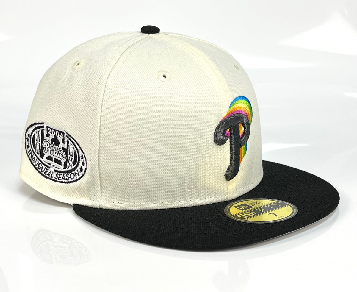 NEW ERA PHOTO SHOOT PHILADELPHIA PHILLIES FITTED HAT (CHROME/BLACK) – So  Fresh Clothing