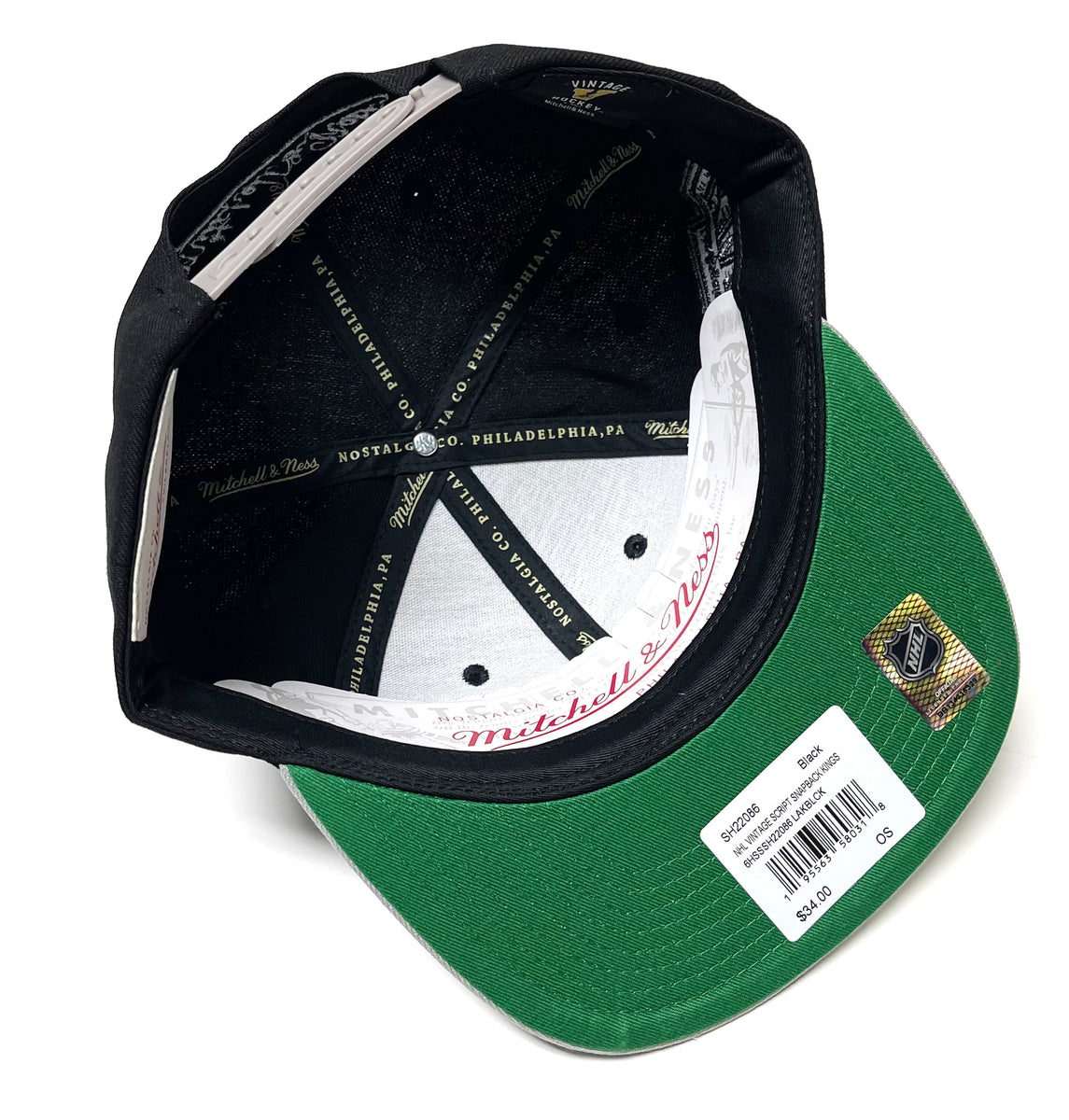 Mitchell & Ness Black Corduroy LA Kings Snapback Hat