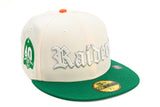 NEW ERA “GATORAIDERS” LAS VEGAS RAIDERS FITTED HAT (CHROME/GREEN/ORANGE) (Copy)