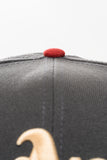 ***PRE-ORDER*** NEW ERA "3RD STRIKE AKUMA" OAKLAND ATHLETICS FITTED HAT (DARK GRAPHITE/BLACK)