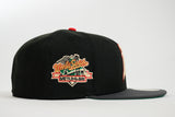 NEW ERA "FRESH KEPT" OAKLAND ATHLETICS (BLACK/DARK GRAPHITE/RED)