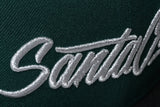 SFC X NEW ERA "SANTA CRUZ SCRIPT" SNAPBACK (DARK GREEN/BLACK)