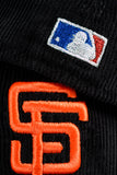 NEW ERA "TURF CORD" SAN FRANCISCO GIANTS FITTED HAT (BLACK CORDUROY)