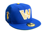 NEW ERA "DUB CITY V.2" GOLDEN STATE WARRIORS FITTED HAT (LIGHT ROYAL)