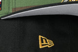 NEW ERA "BAYPE” SAN JOSE SHARKS  FITTED HAT (WOODLAND CAMO/BLACK/RED)