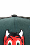 NEW ERA "PUDDY" NEW JERSEY DEVILS FITTED HAT (BLACK/DARK GREEN/SCARLET)