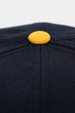 NEW ERA "OHLONE” PHILADELPHIA WARRIORS FITTED HAT (NAVY/A GOLD)