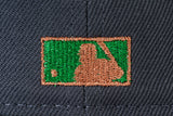 NEW ERA "ORGANIC PRINT” SAN FRANCISCO GIANTS  FITTED HAT (DARK GRAPHITE/BLACK/RUST ORANGE)