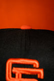 NEW ERA "RETRO CLASSIC" SAN FRANCISCO  FITTED HAT (BLACK/ORANGE)