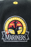 NEW ERA "SCAT" SEATTLE MARINERS FITTED HAT (BLACK/RED/YELLOW)