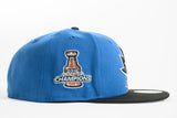 NEW ERA "WHAT IF??" SAN JOSE SHARKS FITTED HAT (SEASHORE BLUE/BLACK)
