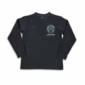 SFC "PLATINUM" HEAVYWEIGHT GARMENT DYED LONG SLEEVE TEE (VINTAGE BLACK)