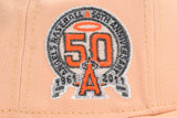 NEW ERA "VIRGIL AF1'S” ANAHIEM ANGELS FITTED HAT (TOASTED PECAN/ORANGE)