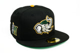 NEW ERA "MOB” MODESTO ATHLETICS FITTED HAT (YELLOW/BLACK)