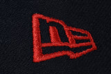 NEW ERA "POLO SWEATER” SAN FRANCISCO WARRIORS FITTED HAT (NAVY/SCARLET)