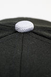 NEW ERA “BLACK HOLE” LAS VEGAS RAIDERS FITTED HAT (BLACK/METALLIC SILVER)