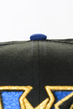 NEW ERA "BAROQUE" ARIZONA DIAMONDBACKS FITTED HAT (BLACK/DARK ROYAL)