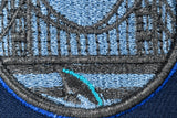 NEW ERA "BLUE WATERS” SAN JOSE SHARKS  FITTED HAT (OCEANSIDE BLUE/NIGHTSHIFT NAVY)