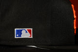 NEW ERA "RETRO CLASSIC" SAN FRANCISCO  FITTED HAT (BLACK/ORANGE)