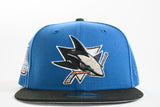 NEW ERA "WHAT IF??" SAN JOSE SHARKS FITTED HAT (SEASHORE BLUE/BLACK)
