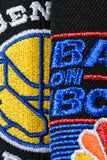 NEW ERA "NBA ON NBC” GOLDEN STATE WARRIORS FITTED HAT (BLACK/DARK ROYAL)