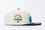 NEW ERA "SHARK BAIT" SAN JOSE SHARKS FITTED HAT (CHROME/BLACK)