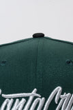 SFC X NEW ERA "SANTA CRUZ SCRIPT" SNAPBACK (DARK GREEN/BLACK)