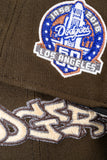 NEW ERA "DELIVER" LOS ANGELES DODGERS FITTED HAT (BURNT WOOD/BLACK/FADED BLUE)