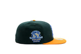 NEW ERA "ALMIGHTY" OAKLAND ATHLETICS FITTED HAT (DARK GREEN/A GOLD)