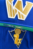 NEW ERA "DUB CITY V.2" GOLDEN STATE WARRIORS FITTED HAT (LIGHT ROYAL)